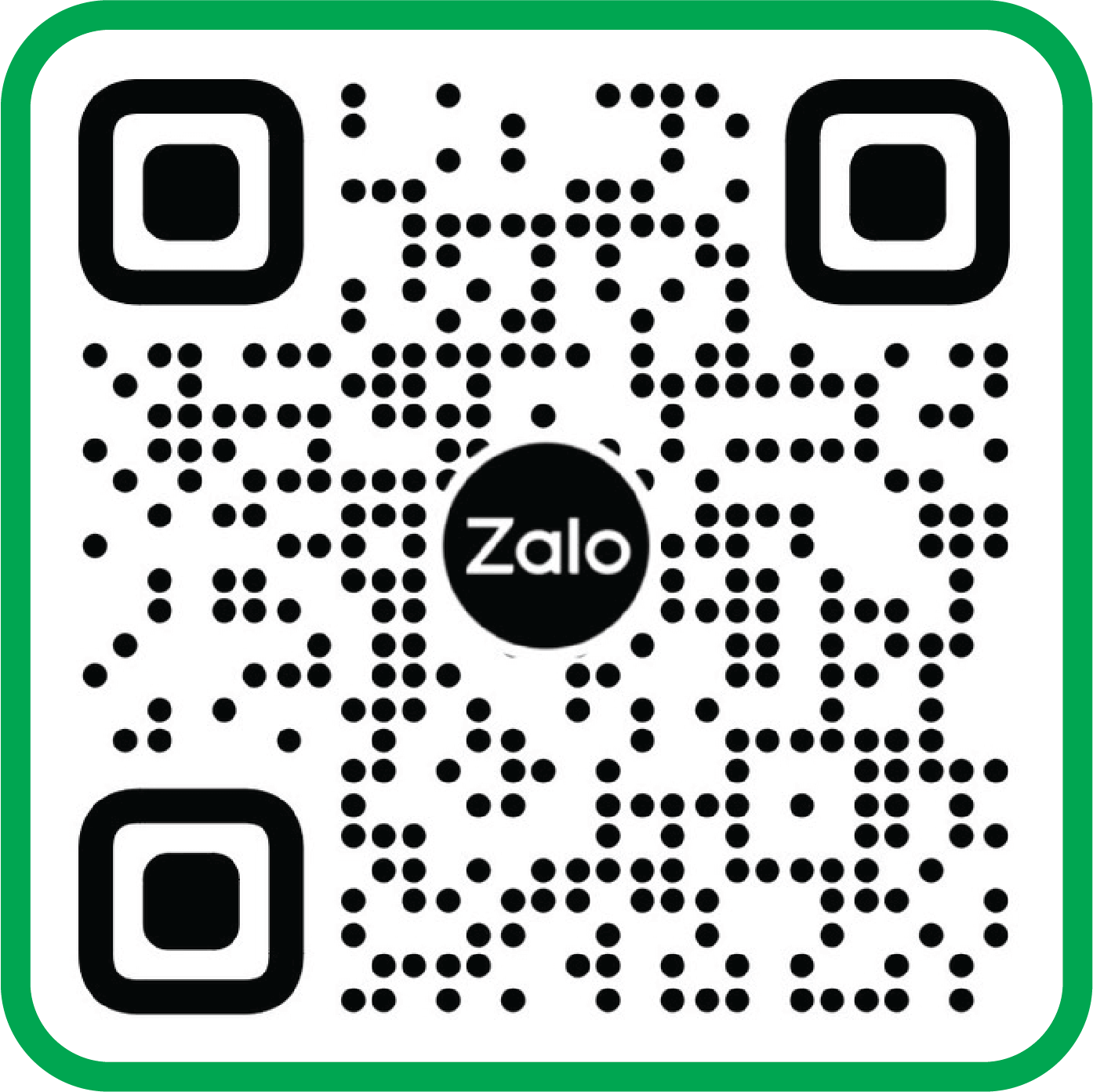 Quét mã QR để gửi tin nhắn qua Zalo