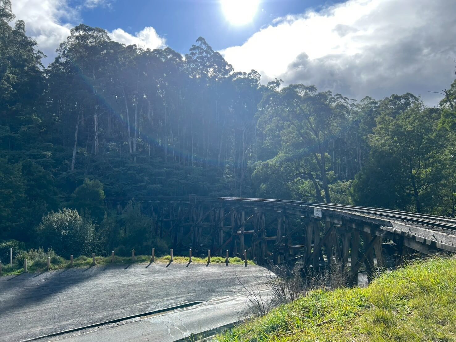 puffing billy steam train railway 1.