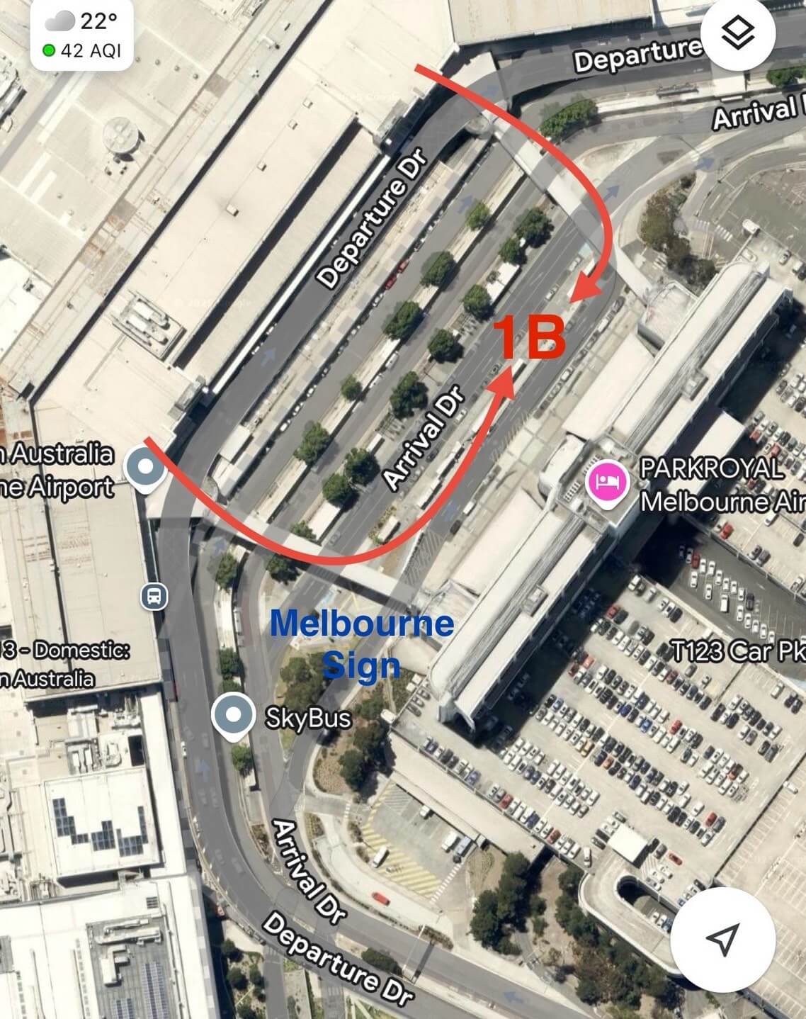 Tullamarine 機場接送地點