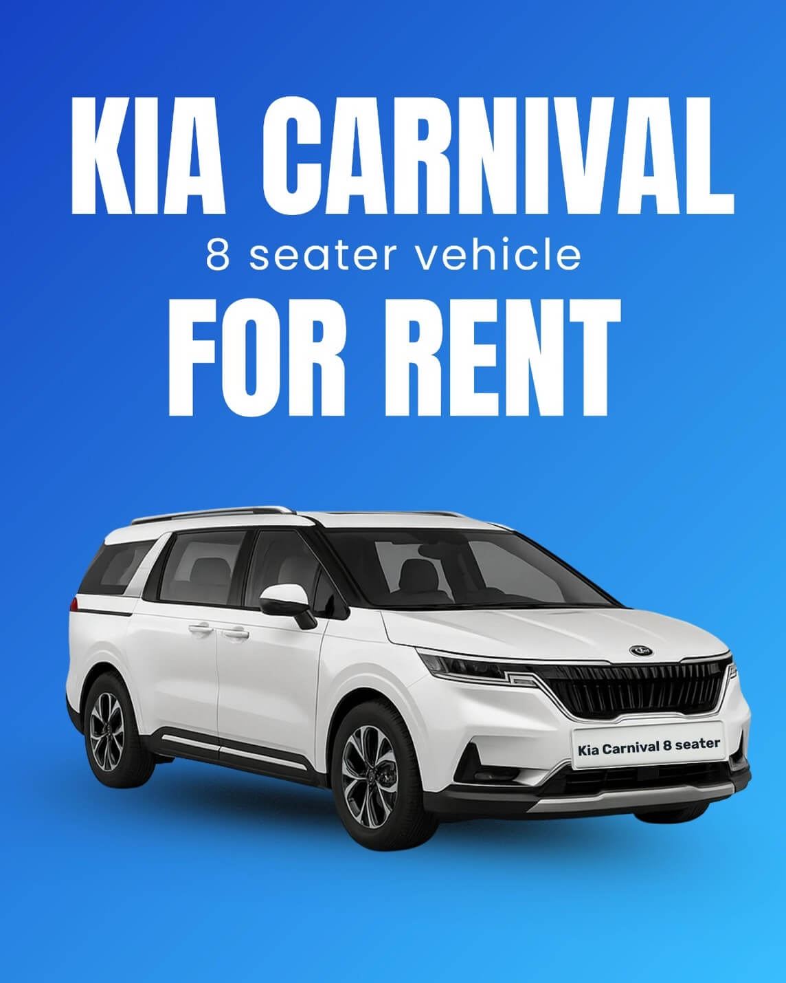 墨尔本租车 8人座车辆 Kia Carnival